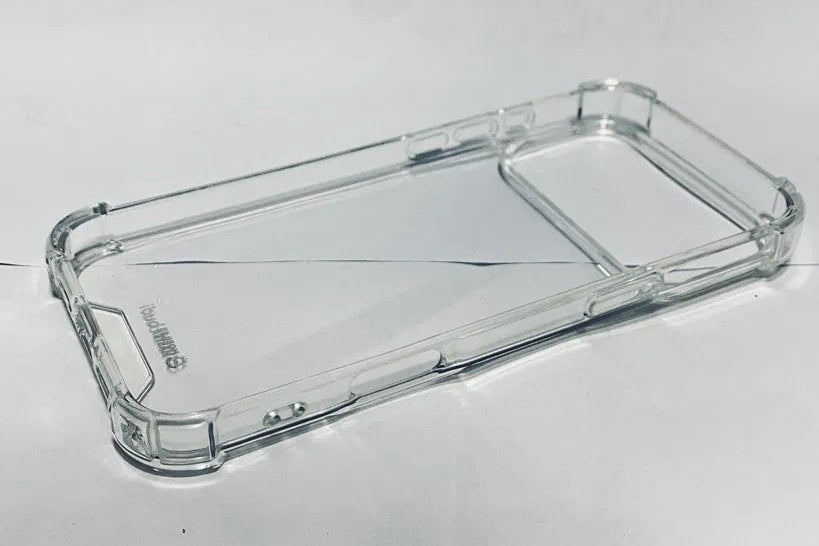 iPhone 17 Pro Max Clear Case + Silver Lens Protector + Privacy Screen Protector Bundle