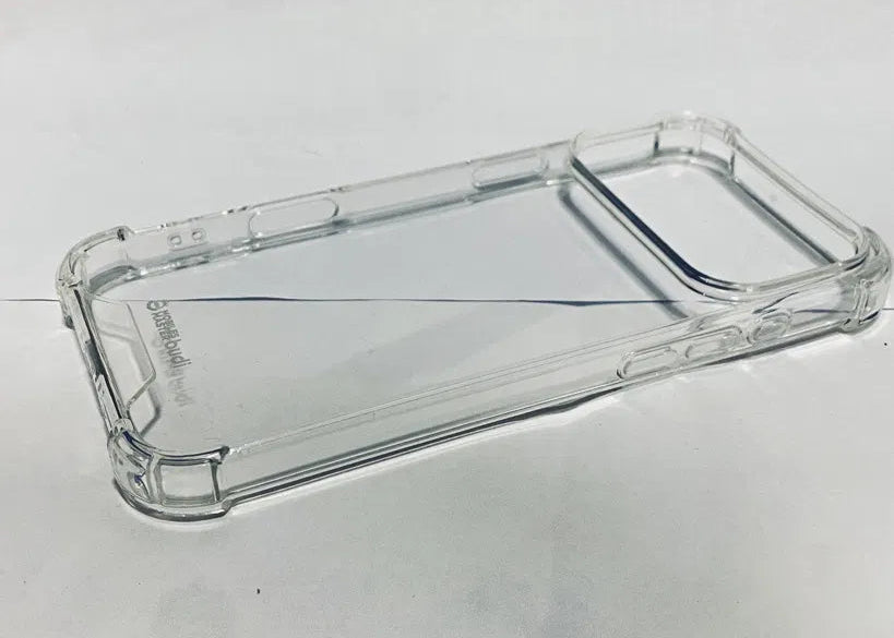 iPhone 17 Pro Max Clear Case + Orange Lens Protector + Privacy Screen Protector Bundle