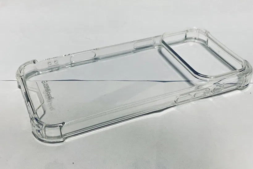 iPhone 17 Pro Max Clear Case + Dark Blue Lens Protector + Privacy Screen Protector Bundle