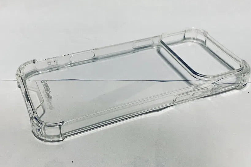 iPhone 17 Pro Max Clear Case + Silver Lens Protector + Privacy Screen Protector Bundle