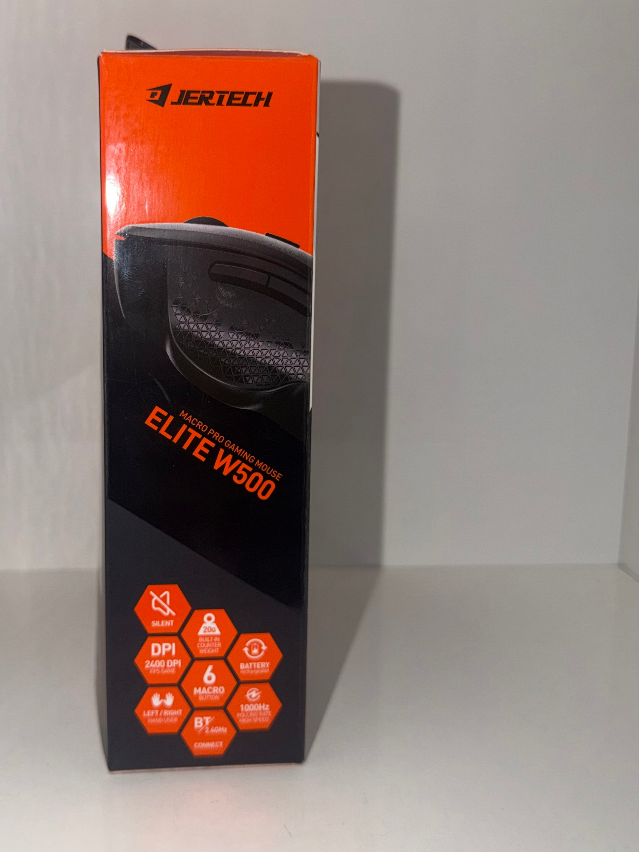 Wireless Gaming Mouse | BT + 2.4GHz Dual Mode 6D Ergonomic Mouse – Matte Black