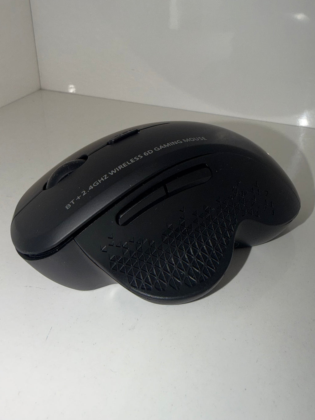 Wireless Gaming Mouse | BT + 2.4GHz Dual Mode 6D Ergonomic Mouse – Matte Black