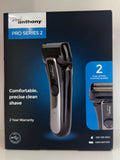 Paul Anthony Pro Series 2 Electric Foil Shaver – Dual Action Floating Blades, USB Rechargeable