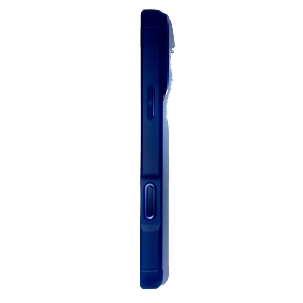iPhone 17 Pro Max Case – Blue Matte Frosted MagSafe with Camera Lens Protector