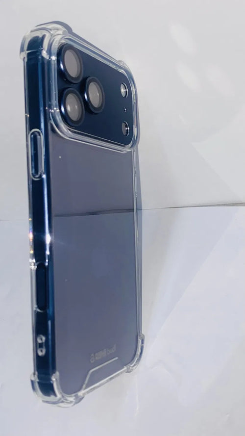 Clear Case for iPhone 17 Pro Max – Shockproof Slim Transparent TPU Cover | Anti-Yellowing | Budi