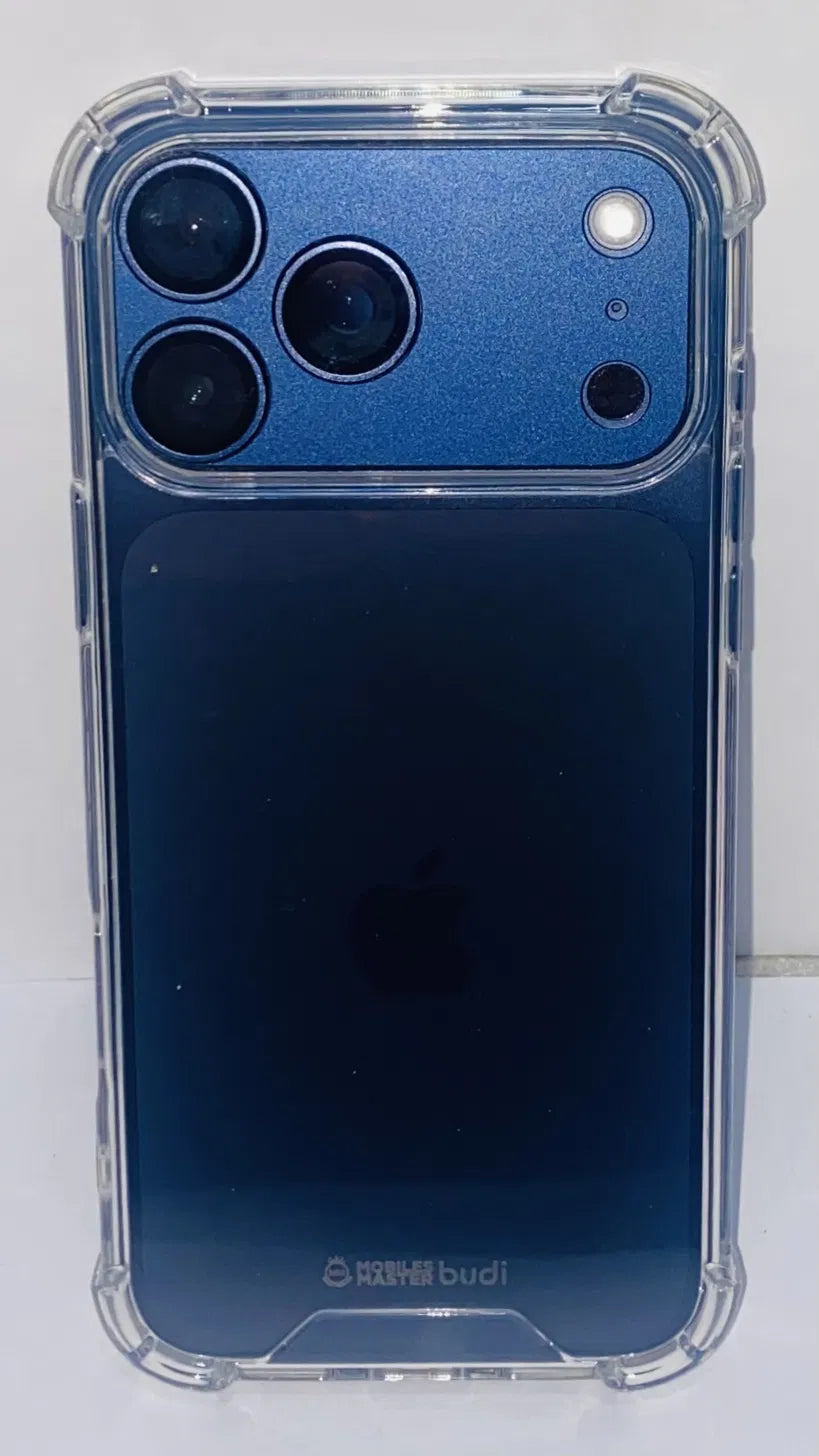 Clear Case for iPhone 17 Pro Max – Shockproof Slim Transparent TPU Cover | Anti-Yellowing | Budi