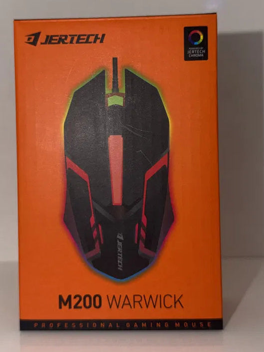 Jertech M200 Warwick Professional RGB Gaming Mouse | Wired USB | Jertech Chroma Lighting – Black
